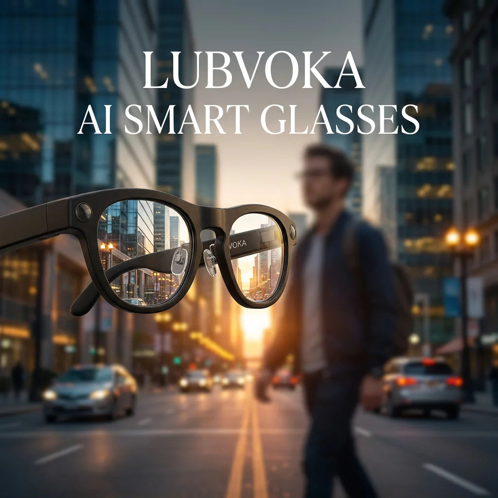 LUBVOKA AI Smart Glasses Prominent Hero Banner