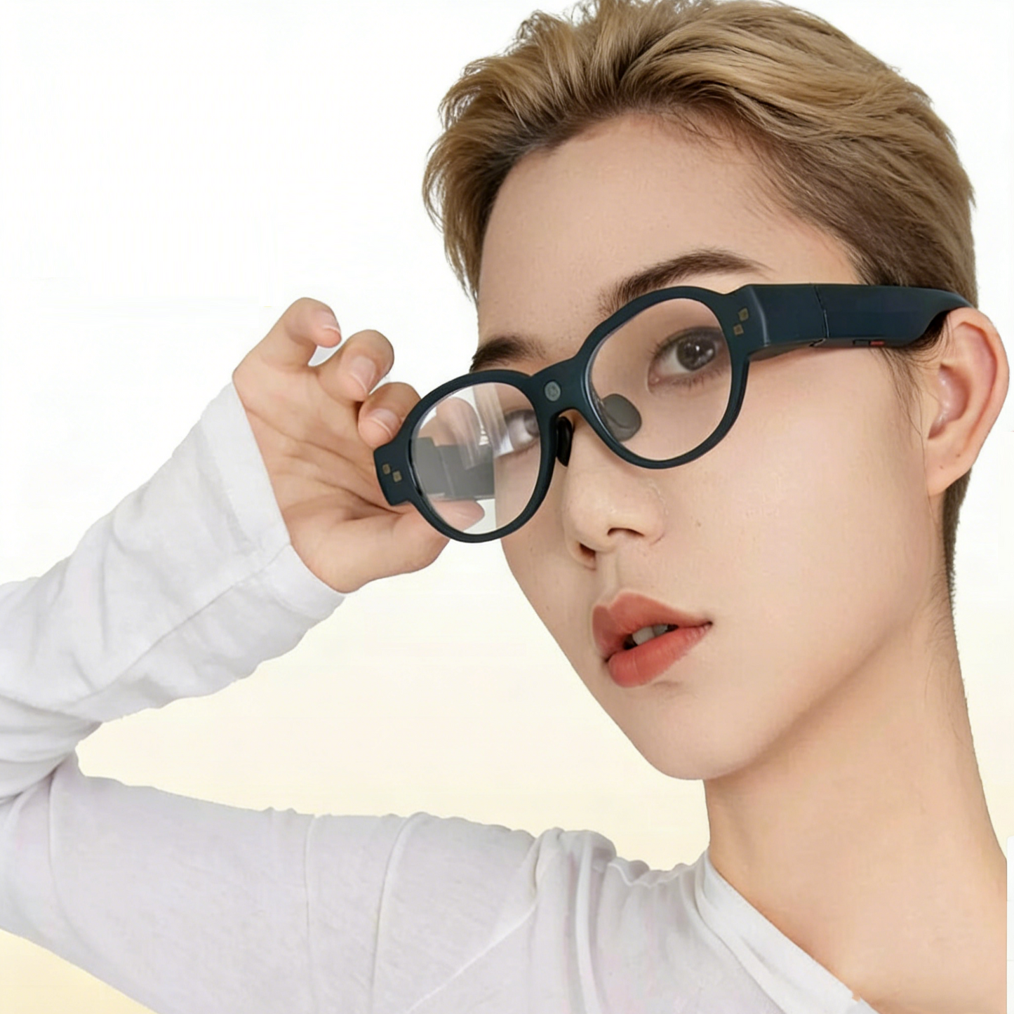 LUBVOKA Dual-Eye Full-Color AR Smart Glasses