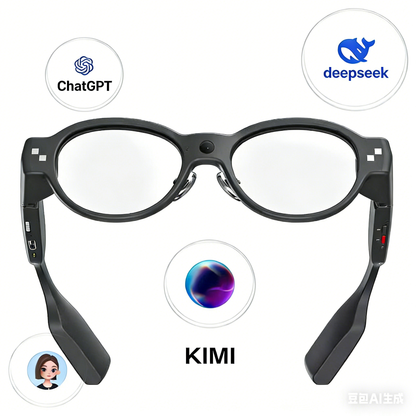 LUBVOKA Dual-Eye Full-Color AR Smart Glasses